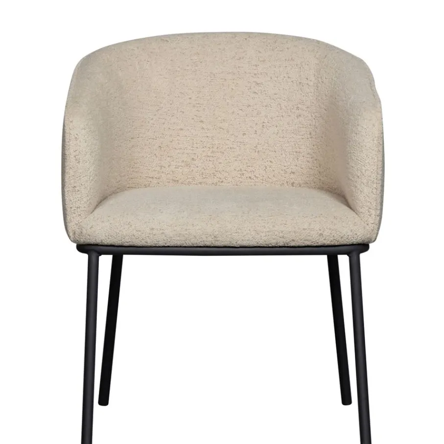 Eetkamerstoelen<WOOOD Eetkamerstoel Leon Beige