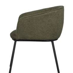 Eetkamerstoelen<WOOOD Eetkamerstoel Leon Groen