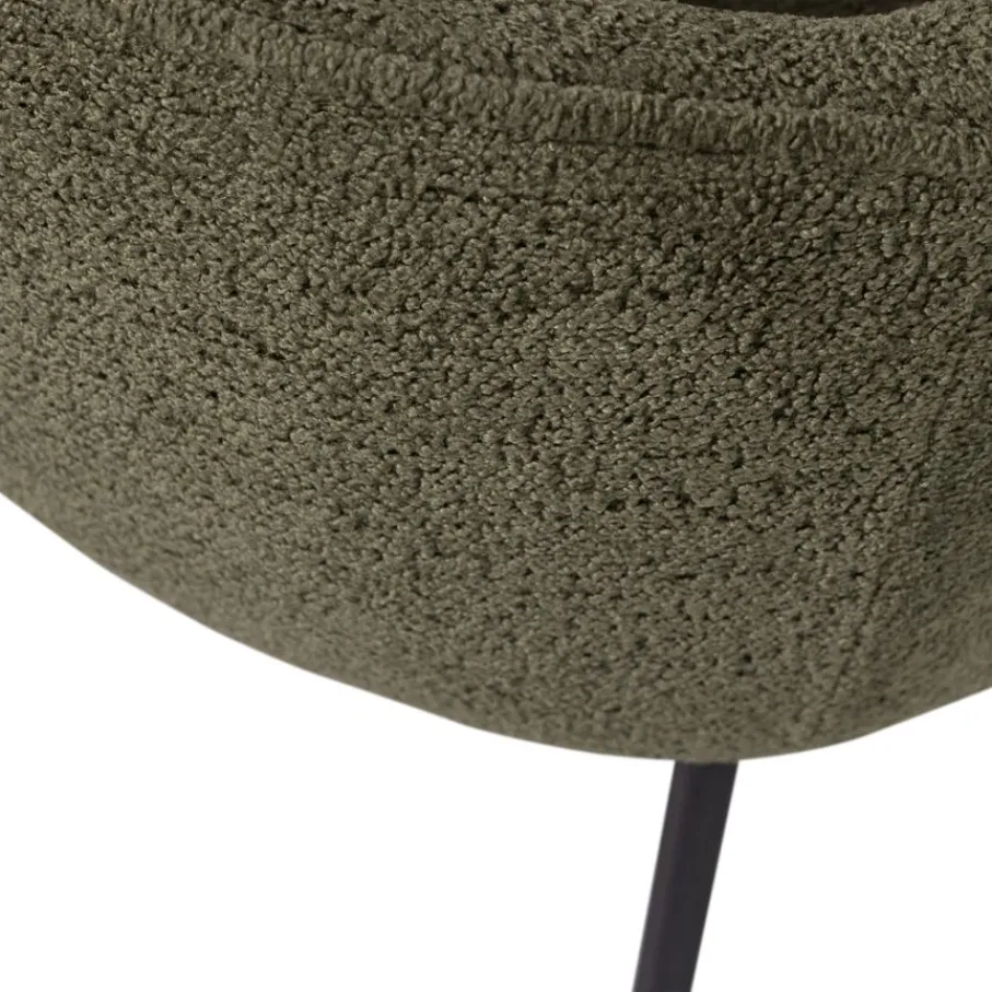 Eetkamerstoelen<WOOOD Eetkamerstoel Leon Groen