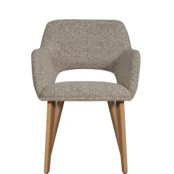 Eetkamerstoelen<WOOOD Eetkamerstoel Murat Beige