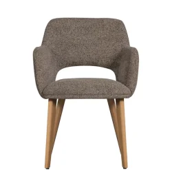 Eetkamerstoelen<WOOOD Eetkamerstoel Murat Taupe