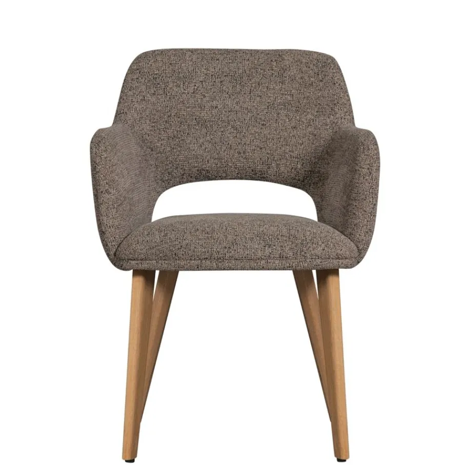 Eetkamerstoelen<WOOOD Eetkamerstoel Murat Taupe