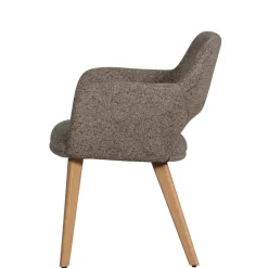 Eetkamerstoelen<WOOOD Eetkamerstoel Murat Taupe