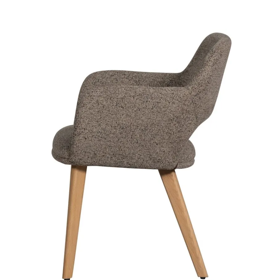 Eetkamerstoelen<WOOOD Eetkamerstoel Murat Taupe