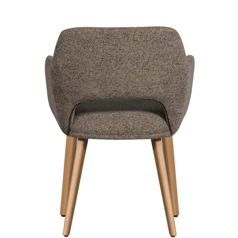 Eetkamerstoelen<WOOOD Eetkamerstoel Murat Taupe