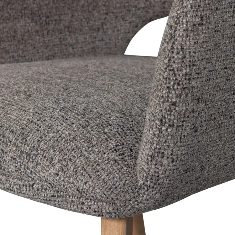 Eetkamerstoelen<WOOOD Eetkamerstoel Murat Taupe