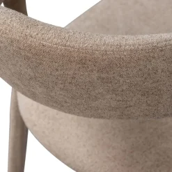 Eetkamerstoelen<WOOOD Eetkamerstoel Noble Zand