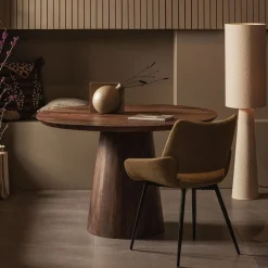 Eetkamerstoelen<WOOOD Eetkamerstoel Parade Geel