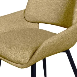 Eetkamerstoelen<WOOOD Eetkamerstoel Parade Geel