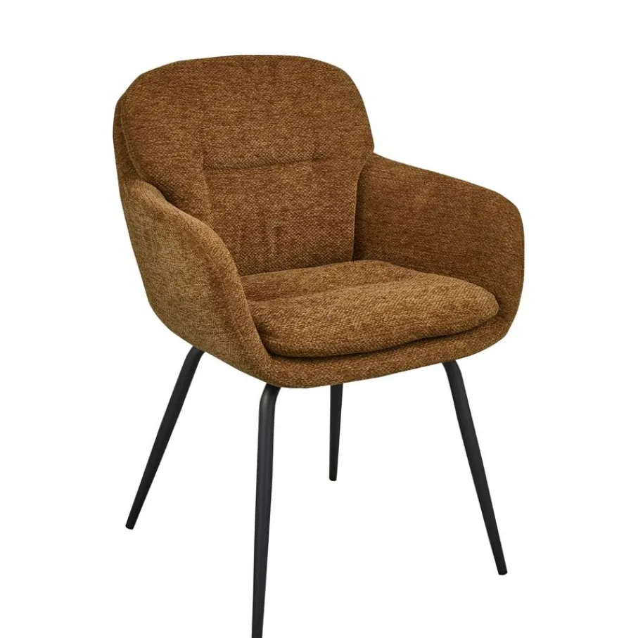 Eetkamerstoelen<WOOOD Eetkamerstoel Runa Caramel