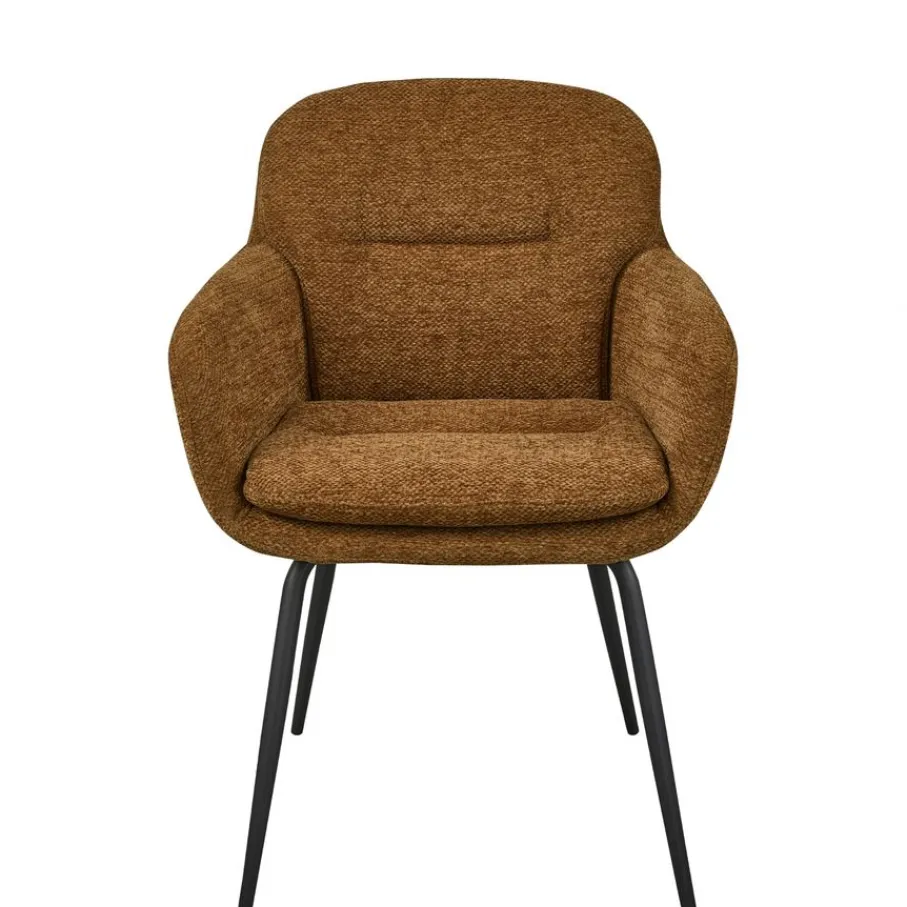 Eetkamerstoelen<WOOOD Eetkamerstoel Runa Caramel