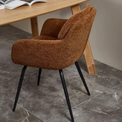 Eetkamerstoelen<WOOOD Eetkamerstoel Runa Caramel