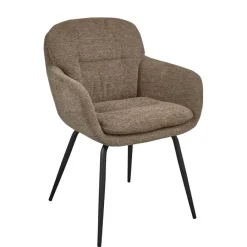 Eetkamerstoelen<WOOOD Eetkamerstoel Runa Zand