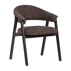 Eetkamerstoelen<WOOOD Eetkamerstoel Tunar Donkerbruin