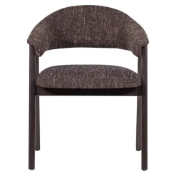 Eetkamerstoelen<WOOOD Eetkamerstoel Tunar Donkerbruin