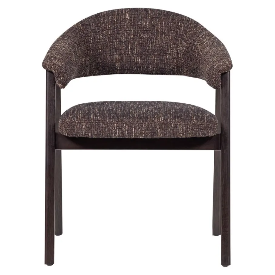 Eetkamerstoelen<WOOOD Eetkamerstoel Tunar Donkerbruin