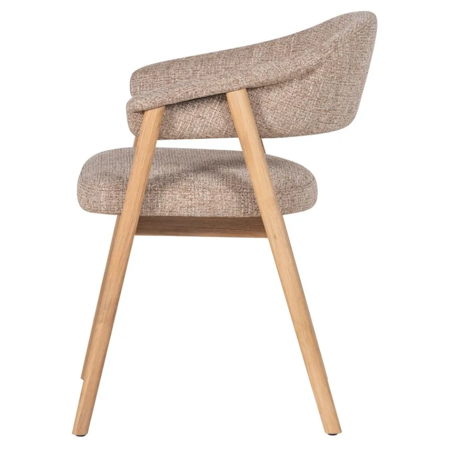 Eetkamerstoelen<WOOOD Eetkamerstoel Tunar Naturel