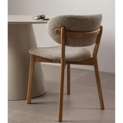 Eetkamerstoelen<WOOOD Eetkamerstoel Udar Beige