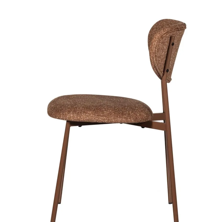 Eetkamerstoelen<WOOOD Eetkamerstoel Valor Bruin
