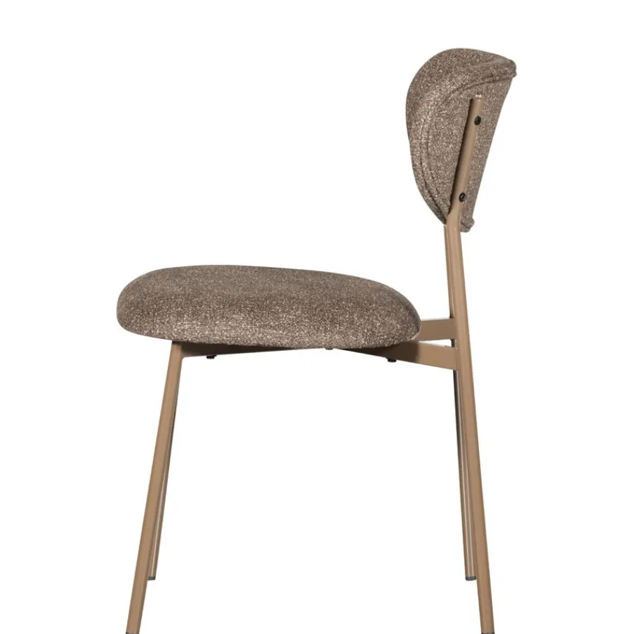 Eetkamerstoelen<WOOOD Eetkamerstoel Valor Zand