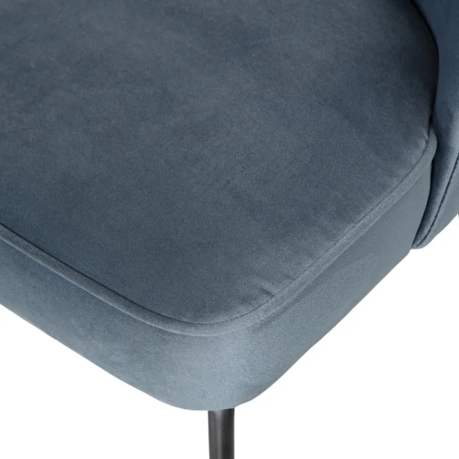 Eetkamerstoelen<WOOOD Eetkamerstoel Vogue Blauw