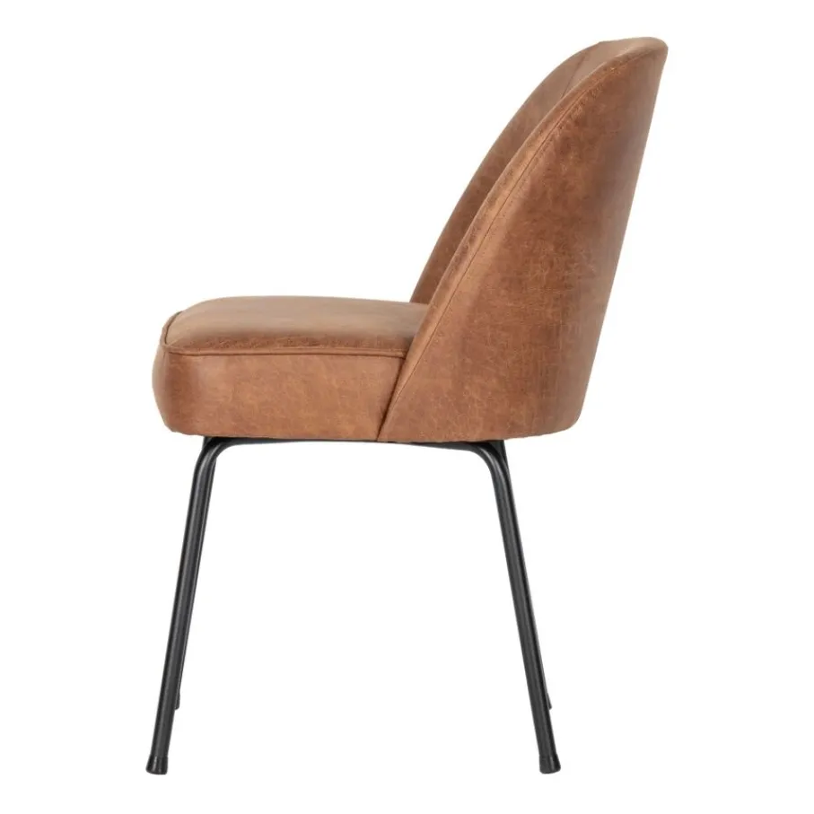 Eetkamerstoelen<WOOOD Eetkamerstoel Vogue Bruin