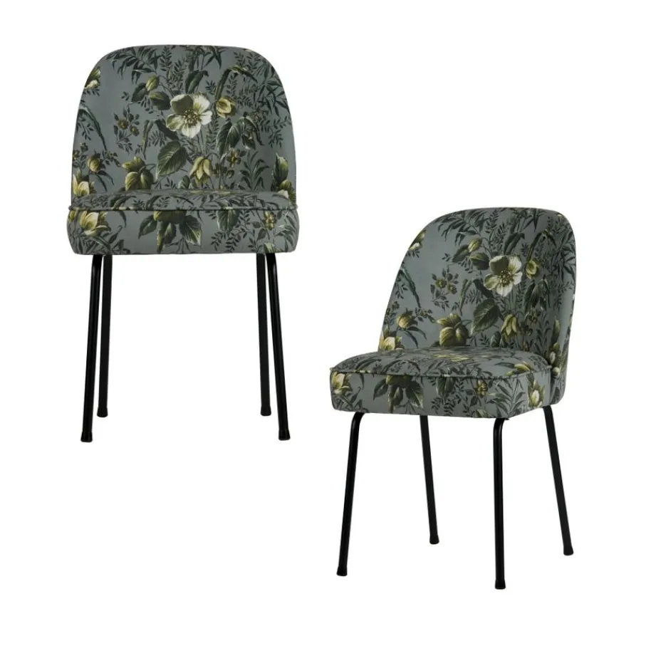 Eetkamerstoelen<WOOOD Eetkamerstoel Vogue Grijs