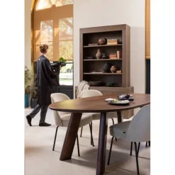 Eetkamerstoelen<WOOOD Eetkamerstoel Vogue Naturel