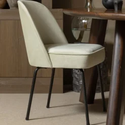 Eetkamerstoelen<WOOOD Eetkamerstoel Vogue Naturel