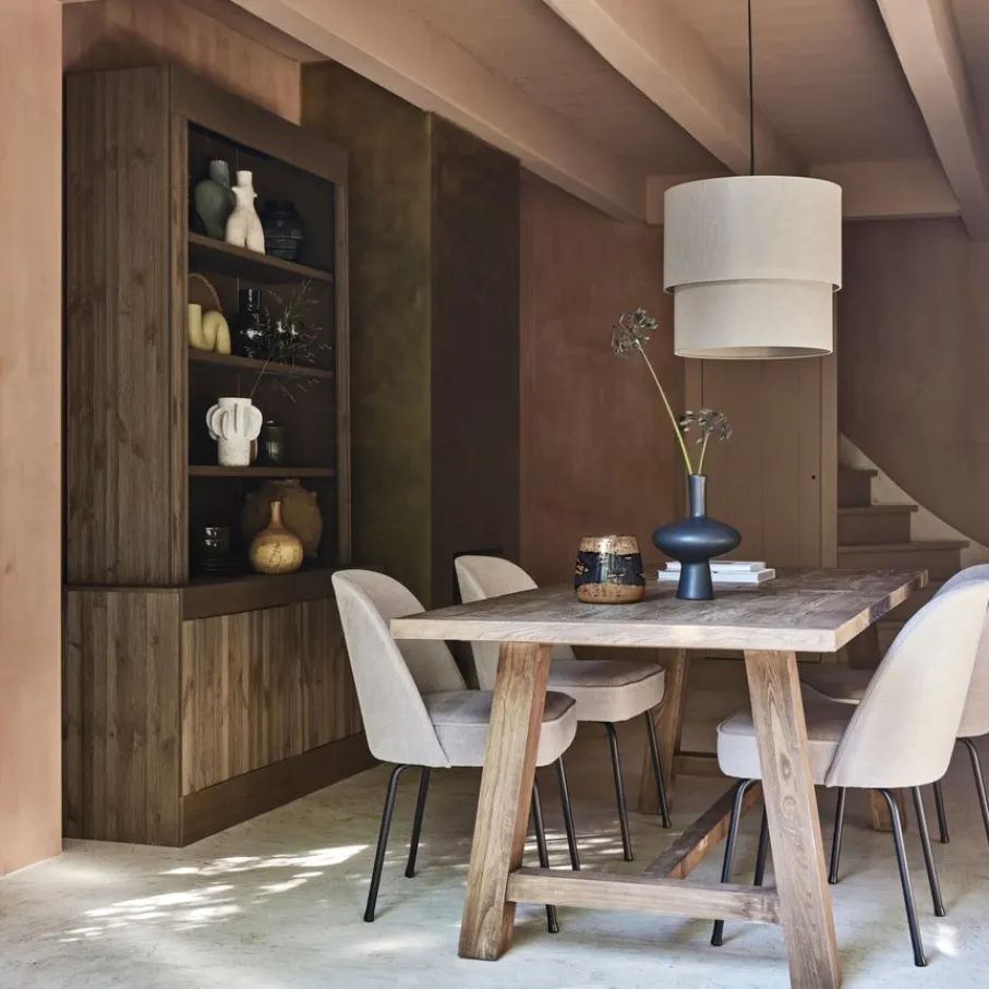 Eetkamerstoelen<WOOOD Eetkamerstoel Vogue Zand
