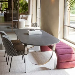 Eetkamerstoelen<WOOOD Eetkamerstoel Vogue Zwart/Grijs
