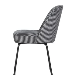 Eetkamerstoelen<WOOOD Eetkamerstoel Vogue Zwart/Grijs