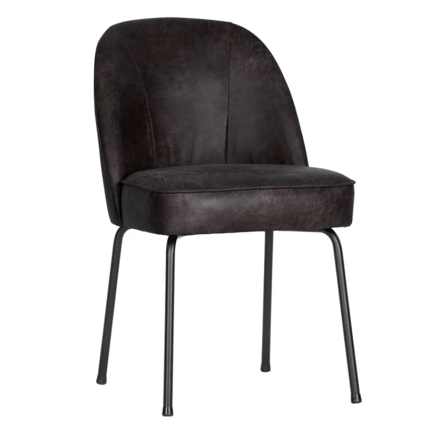 Eetkamerstoelen<WOOOD Eetkamerstoel Vogue Zwart