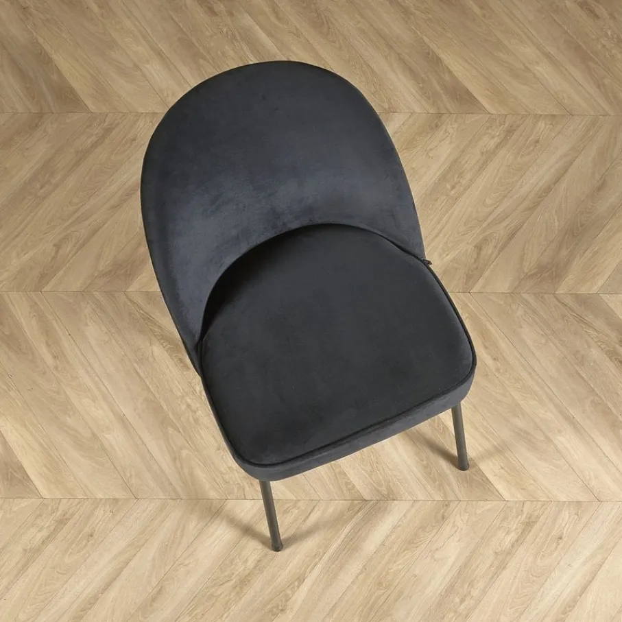 Eetkamerstoelen<WOOOD Eetkamerstoel Vogue Zwart