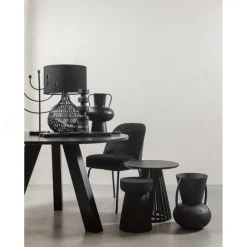 Eetkamerstoelen<WOOOD Eetkamerstoel Vogue Zwart