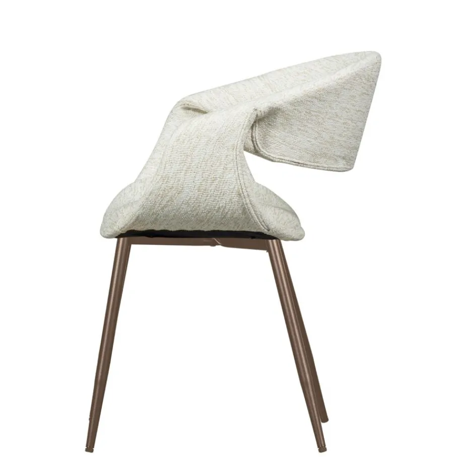 Eetkamerstoelen<WOOOD Eetkamerstoel Yossi Beige