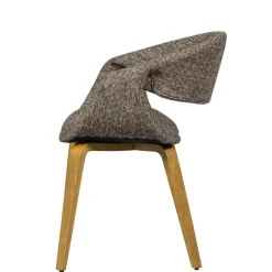 Eetkamerstoelen<WOOOD Eetkamerstoel Yossi Bruin