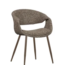 Eetkamerstoelen<WOOOD Eetkamerstoel Yossi Bruin