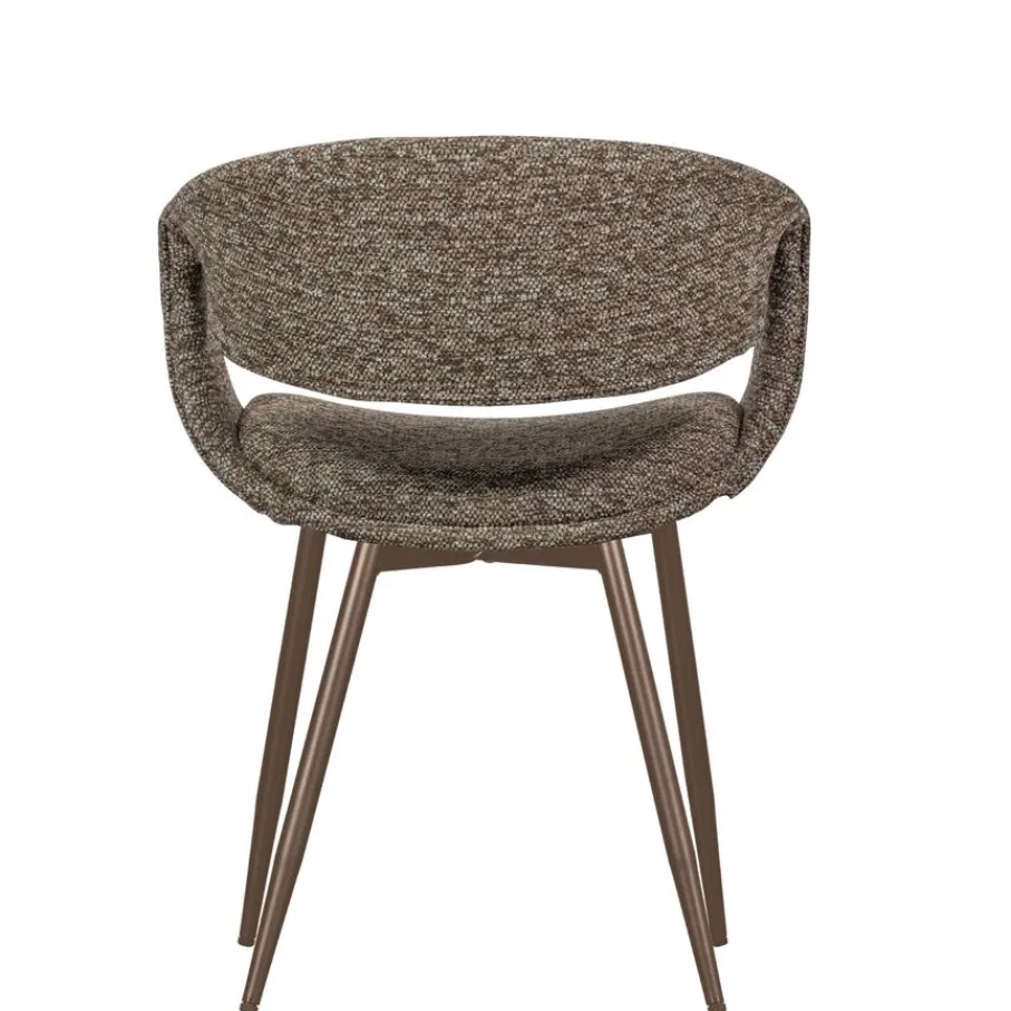 Eetkamerstoelen<WOOOD Eetkamerstoel Yossi Bruin