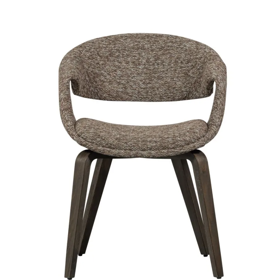 Eetkamerstoelen<WOOOD Eetkamerstoel Yossi Bruin