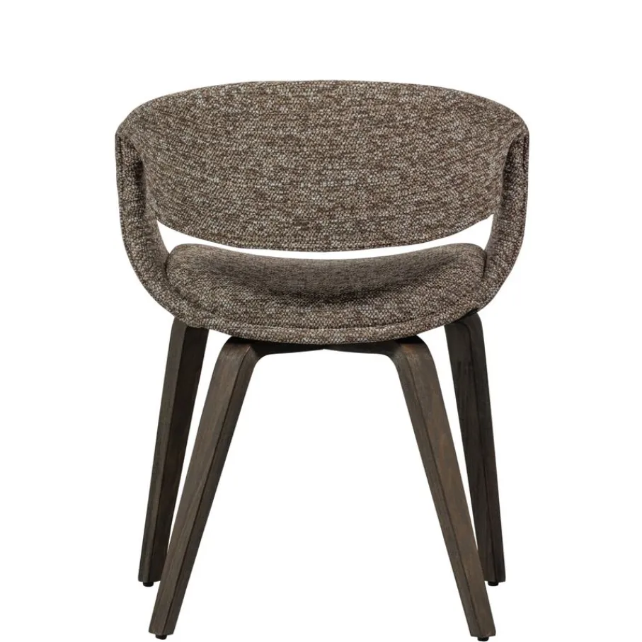 Eetkamerstoelen<WOOOD Eetkamerstoel Yossi Bruin