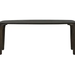 Eettafels<WOOOD Eettafel Fiore Donkerbruin - 190x95 cm
