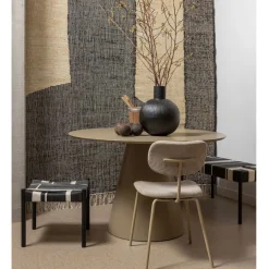 Eettafels<WOOOD Eettafel Jorre Bruin - Ø 120 cm
