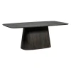 Eettafels<WOOOD Eettafel Leah Donkerbruin - 200x105 cm