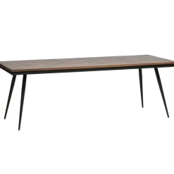 Eettafels<WOOOD Eettafel Rhombic Bruin - 220x90 cm