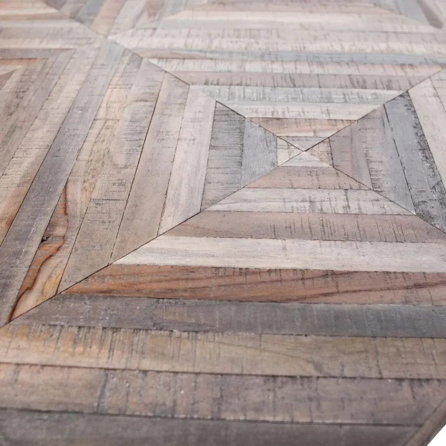 Eettafels<WOOOD Eettafel Rhombic Bruin - 220x90 cm