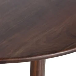 Eettafels<WOOOD Eettafel Roundly Bruin - 160x110 cm