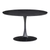 Eettafels<WOOOD Eettafel Sammy Zwart - Ø 120 cm
