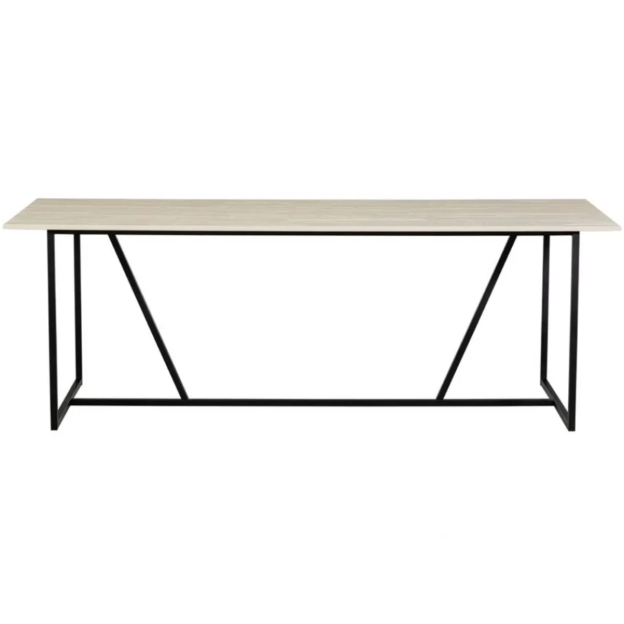 Eettafels<WOOOD Eettafel Silas Dust - 220x90 cm
