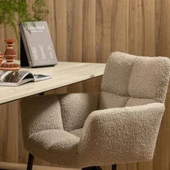 Eettafels<WOOOD Eettafel Silas Dust - 220x90 cm